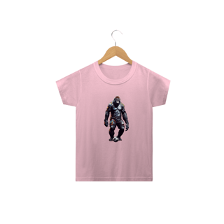 Nome do produto Camiseta Feminina Baby Look Gorila Artilheiro