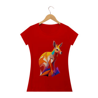 Nome do produto Camiseta Feminina Baby Look Canguru