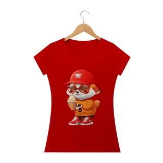 Nome do produto Camiseta Feminina Baby Look Panda Estiloso