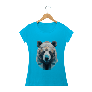 Nome do produto Camiseta Feminina Baby Long Urso California