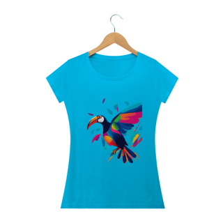 Nome do produto Camiseta Feminina Baby Look Tucano Carioca