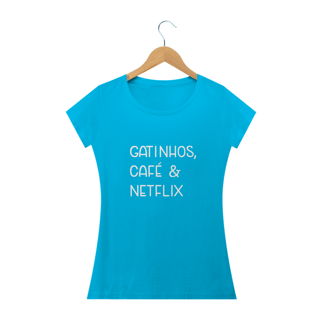 Nome do produto Babylook Gatinhos Café e Netflix