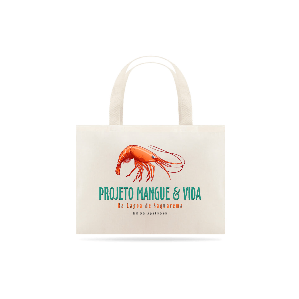 Nome do produto: Ecobag Mangue e vida - Camarão