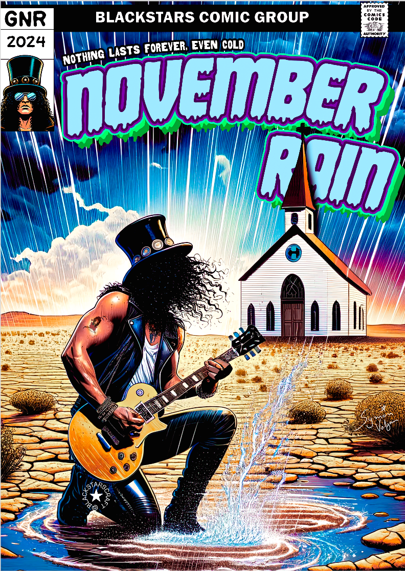 Nome do produto: NOVEMBER RAIN - PÔSTER SLASH (A3)
