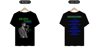 Nome do produto Bruno Mars Live In Brazil Tour (Frente e Costas)