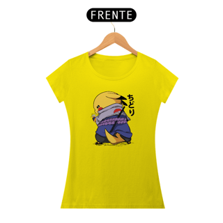 CAMISETA BABY LONG QUALITY - PICACHU NINJA - POKEMON