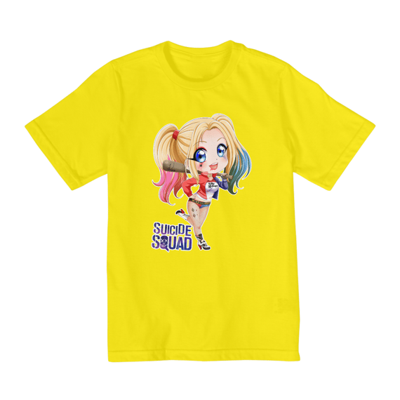 Camiseta Infantil - Unissex - 2 à 8 anos - Arlequina