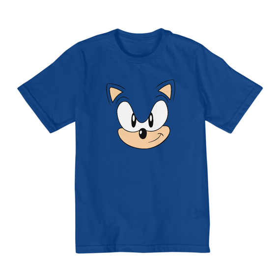 Camiseta Infantil - Unissex - 2 à 8 anos - Sonic