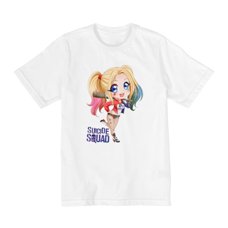 Nome do produto Camiseta Infantil - Unissex - 2 à 8 anos - Arlequina