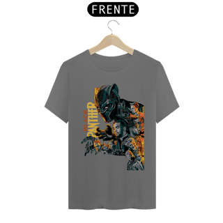 CAMISETA ESTONADA MANGA CURTA - BLACK PANTHER