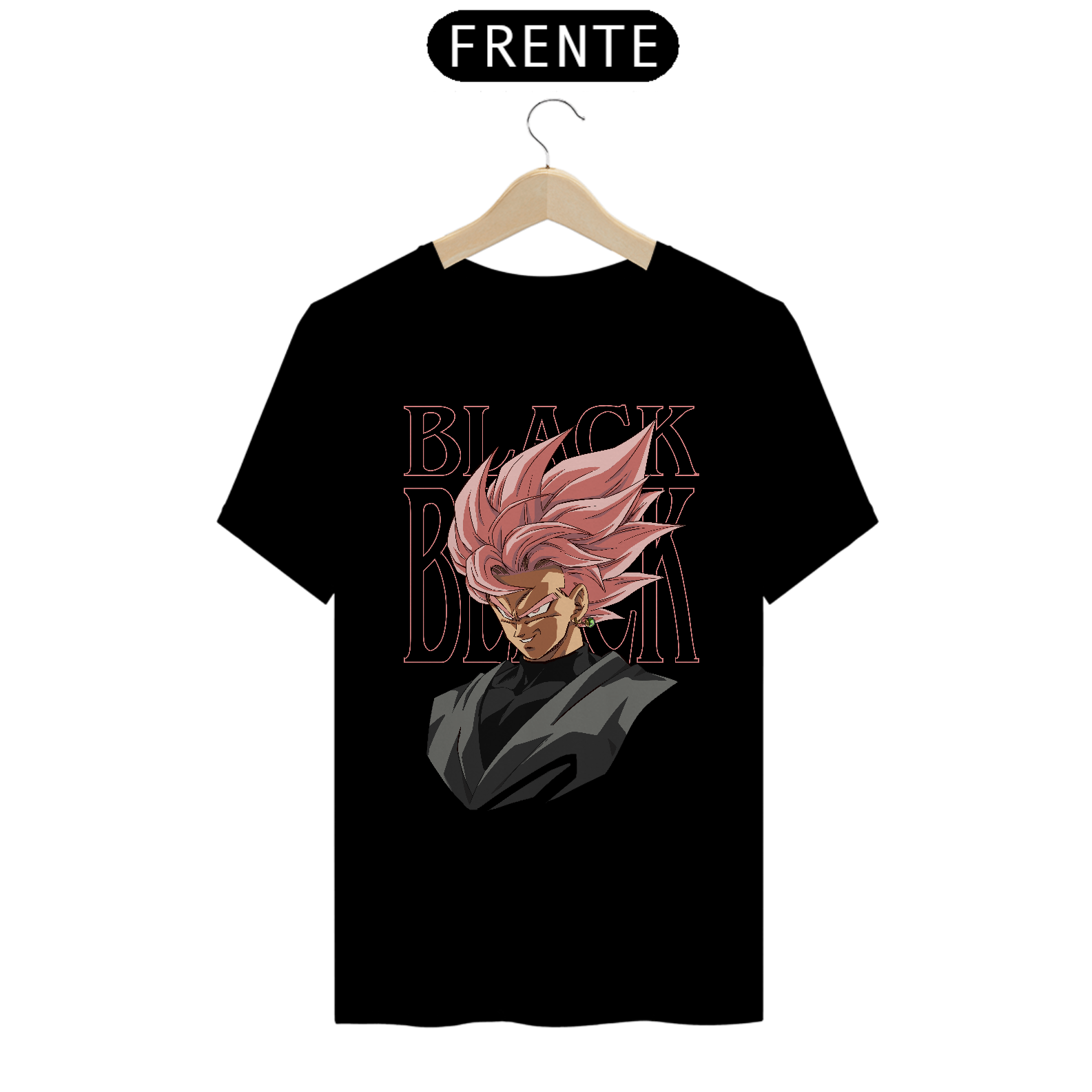 CAMISETA QUALITY - GOKU BLACK - DRAGON BALL - CORES ESCURAS