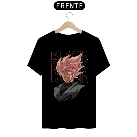 CAMISETA QUALITY - GOKU BLACK - DRAGON BALL - CORES ESCURAS