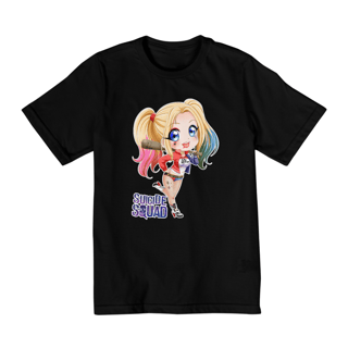 Nome do produto Camiseta Infantil - Unissex - 2 à 8 anos - Arlequina