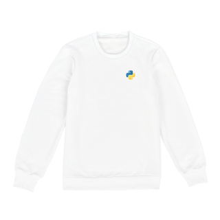 Nome do produto Moletom Python - Logo canto