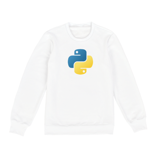 Nome do produto Moletom Python - Logo centro