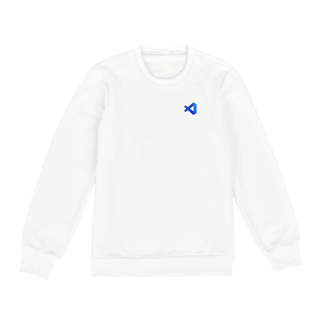 Nome do produto Moletom VS Code - Logo canto