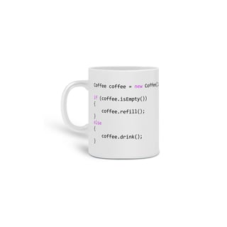 Nome do produto Caneca Coffee Code