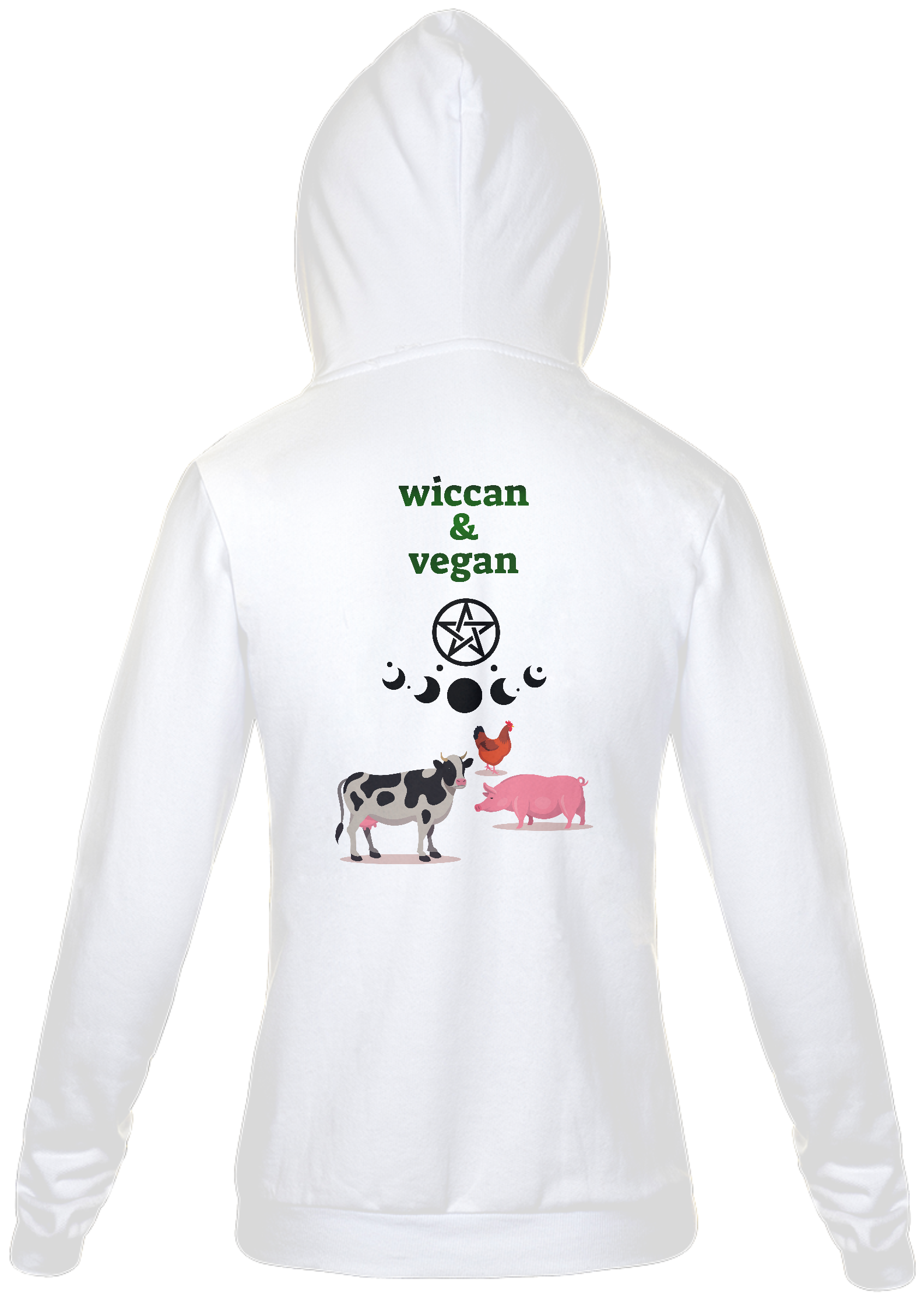 Moletom Wiccan e Vegan