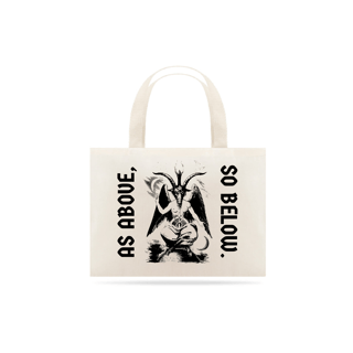 Ecobag Baphomet As Above, So Below