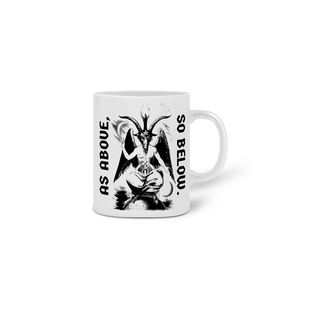 Caneca Baphomet As Above, So Below