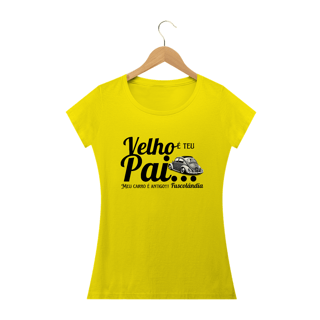 Nome do produto Camiseta Feminina Baby Long Quality - Meu Carro É Antigo