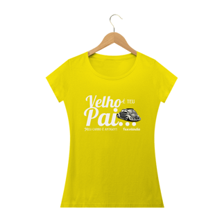 Nome do produto Camiseta Feminina Baby Long Quality - Meu Carro é Antigo -