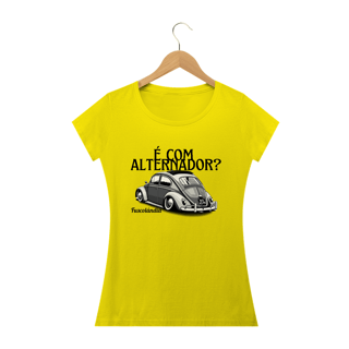 Nome do produto Camiseta Feminina Baby Long Quality - É Com Alternador? -