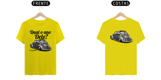 Nome do produto Camiseta Quality Masculina - Qual O Ano Dele? - Estampa Frente E Costas