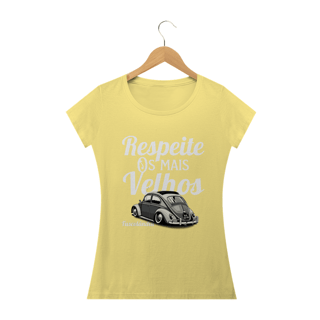 Nome do produto Camiseta Feminina Baby Long Estonada - Respeite Os Mais Velhos