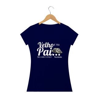 Nome do produto Camiseta Feminina Baby Long Quality - Meu Carro é Antigo -