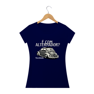 Nome do produto Camiseta Feminina Baby Long Quality - É Com Alternador?