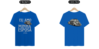 Nome do produto Camiseta Quality Masculina - Eu Amo Meu Fusca - Estampa Frente E costas