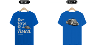 Nome do produto Camiseta Quality Masculina - Foco Força & Fé -