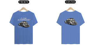 Nome do produto Camiseta Estonada - É Com Alternador? - Estampa Frente E Costas