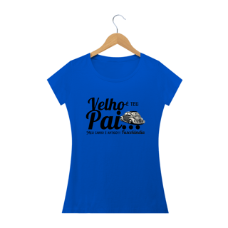 Nome do produto Camiseta Feminina Baby Long Quality - Meu Carro É Antigo