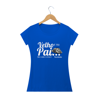 Nome do produto Camiseta Feminina Baby Long Quality - Meu Carro é Antigo -