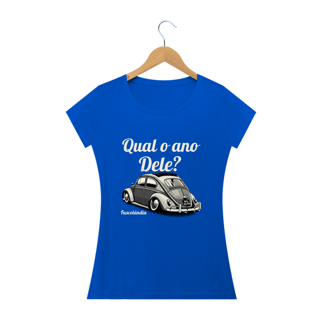 Nome do produto Camiseta Feminina Baby Long Quality - Qual o Ano Dele? -