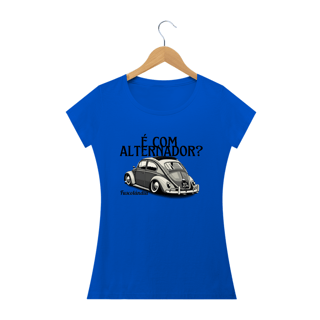 Nome do produto Camiseta Feminina Baby Long Quality - É Com Alternador? -