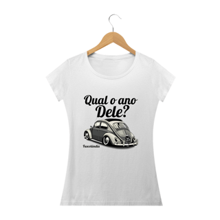 Nome do produto Camiseta Feminina Baby Long Quality - Qual o Ano Dele? -