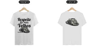 Nome do produto Camiseta Quality Masculina - Respeite Os Mais Velhos - Estampa Frente e Costas