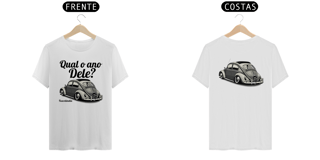 Nome do produto Camiseta Quality Masculina - Qual O Ano Dele? - Estampa Frente E Costas