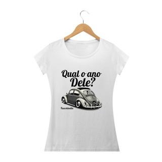 Nome do produto Camiseta Feminina Baby Long Prime - Qual o Ano Dele? - Branca - est1
