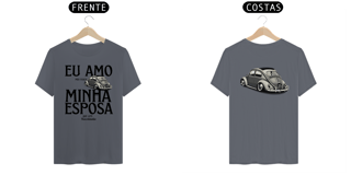 Nome do produto Camiseta Quality Masculina - Eu Amo Meu Fusca - Estampa Frente e Costas