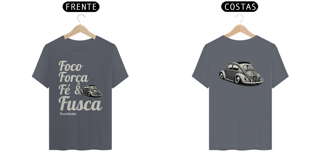 Nome do produto Camiseta Quality Masculina - Foco Força & Fé -