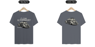 Nome do produto Camiseta Quality Masculina - É Com Alternador? - Estampa Frente E Costas