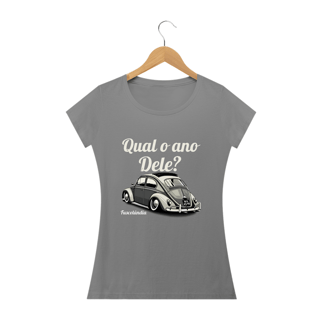 Nome do produto Camiseta Feminina Baby Long Quality - Qual o Ano Dele? -