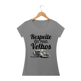 Camiseta Feminina Baby Long Quality - Respeite Os Mais Velhos