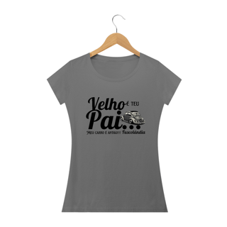 Nome do produto Camiseta Feminina Baby Long Estonada - Meu Carro É Antigo