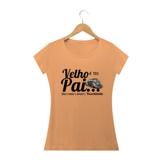 Nome do produto Camiseta Feminina Baby Long Estonada - Meu Carro É Antigo