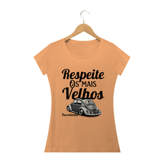 Nome do produto Camiseta Feminina Baby Long Estonada - Respeite Os Mais Velhos -
